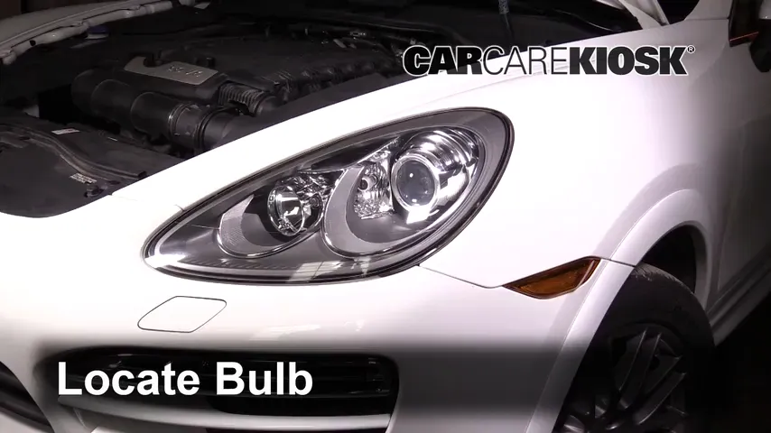 2013 Porsche Cayenne 3.6L V6 Lights Turn Signal - Front (replace bulb)